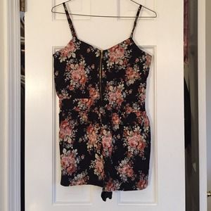 Lucca Couture Zipper Romper