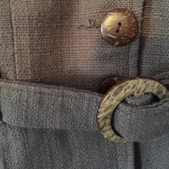 Light Brown Blazer with Belt - Picture 3 of 4