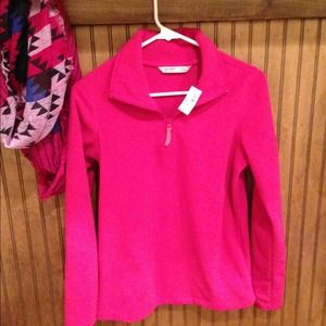 Raspberry Old Navy XS fleece pull over