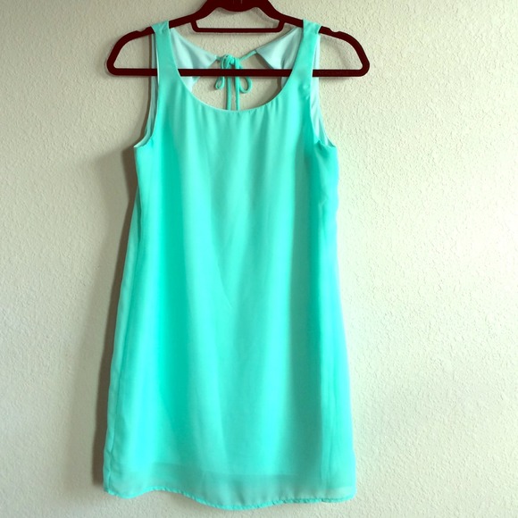 Aqua dress