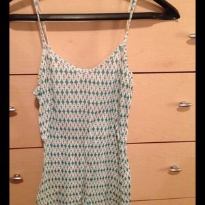 Free people v front printed tank