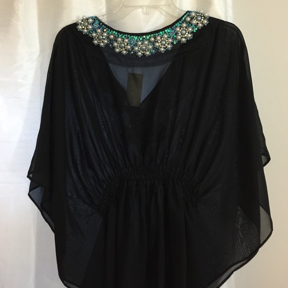 Price reduction! Sheer embellished Arden b top - Picture 3 of 3