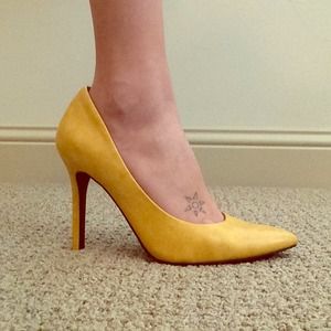 Yellow Pumps