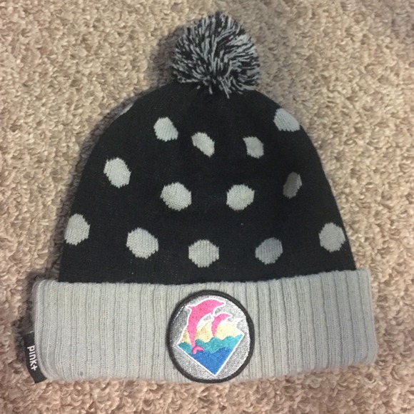 Pink Dolphin 2012 polka dot beanie