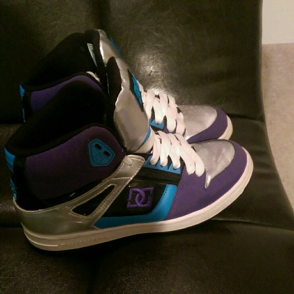 DC Shoes - Pair of High-Top DC Skate Sneakers