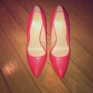 Coral Pink Pumps