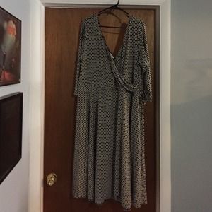 Simulated Wrap Dress