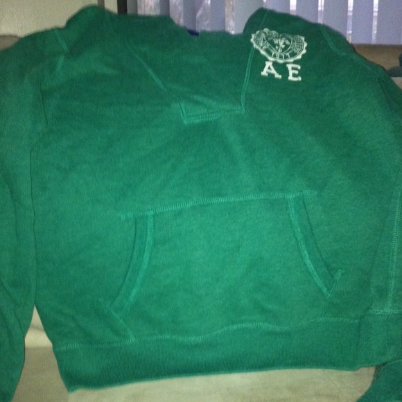 Green American eagle hoodie!