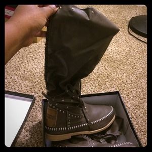 Sam and Jeffrey styled rain boots