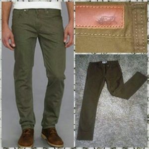 Olive green Men jeans
