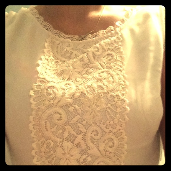 Light Pink Lace-Like Blouse