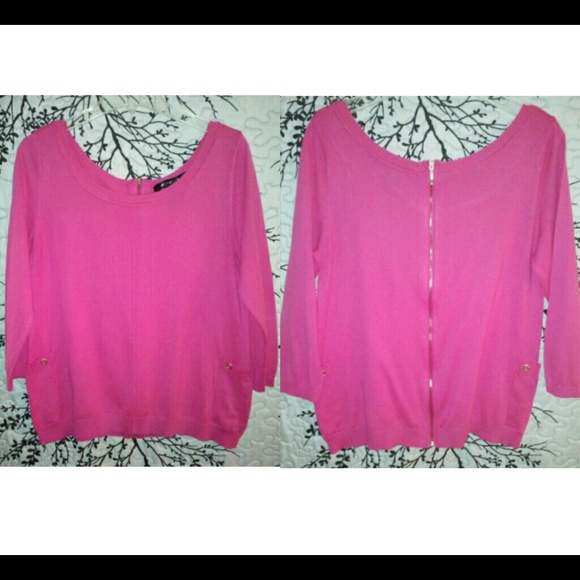 Back Zipper Sweater