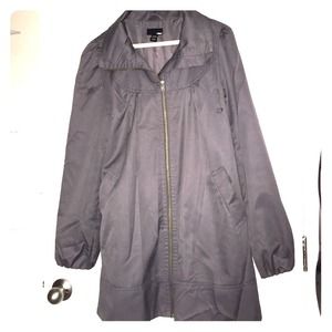 H&M grey trench coat