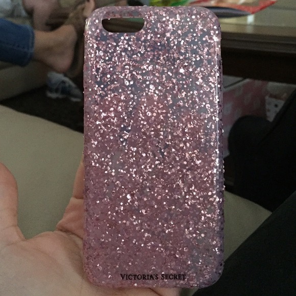 Vs Pink glitter iPhone 6 case
