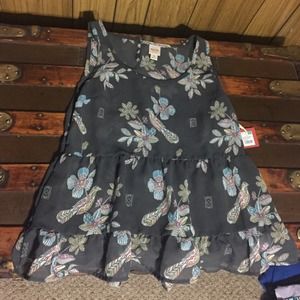 Cute gray peplum tank!