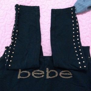 Studded Bebe leggings