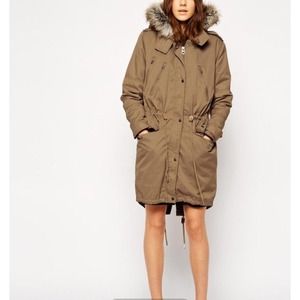 Trendy Winter Asos Parka Coat!