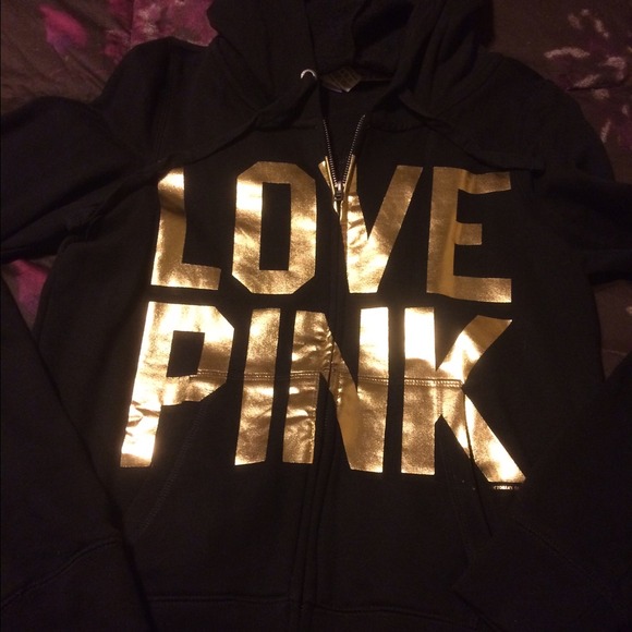 Love pink hoodie