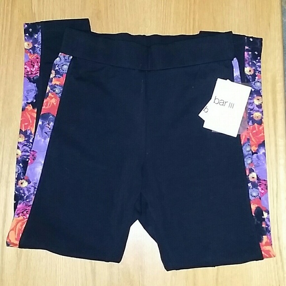SALE!!! NWT: Bar III Black Leggings - Picture 2 of 3