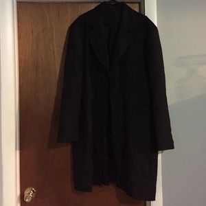 Long Black Formal Suit Coat