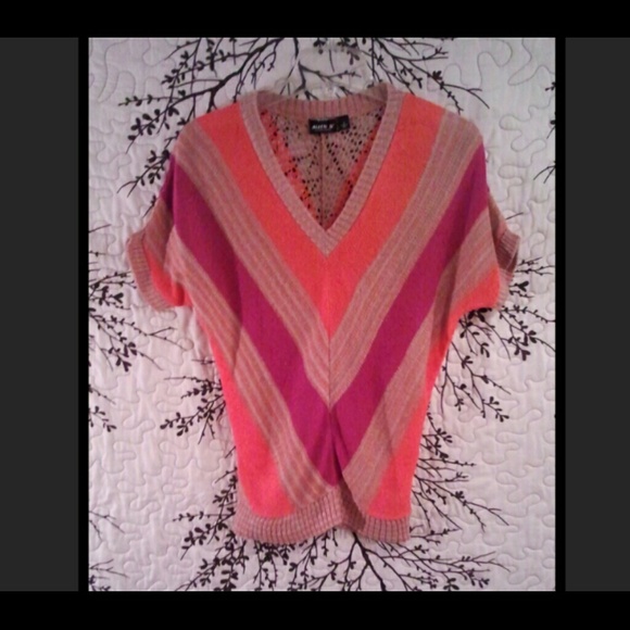 V-neck Open Knit Sweater