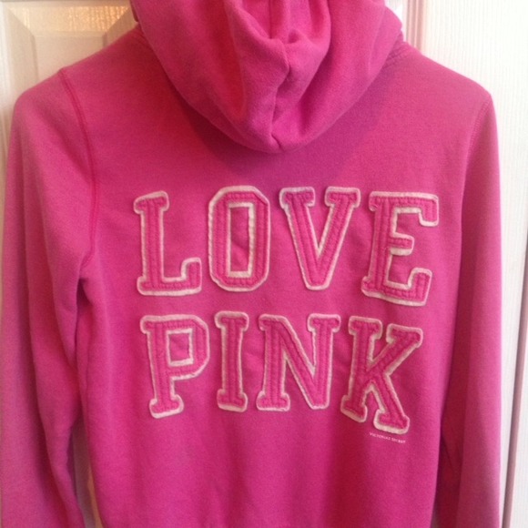 Pink hoodie