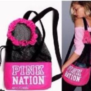 PINK VICTORIA SECRET BACKPACK