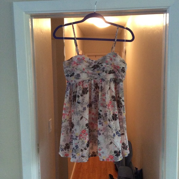 Light pink floral baby doll dress 🌸❌SOLD❌