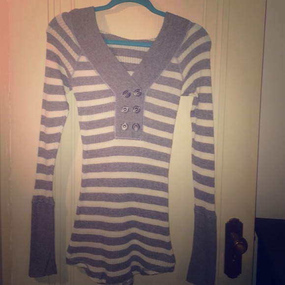 Free People long sleeve with hood