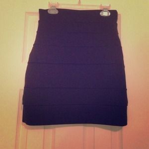 Black Agaci body-con skirt