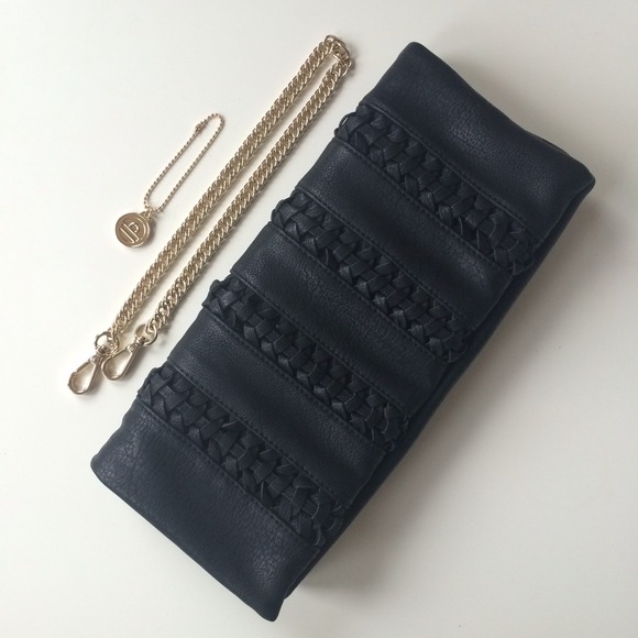 Big Buddha Clutches & Wallets - BIG BUDDHA Black Foldover Clutch