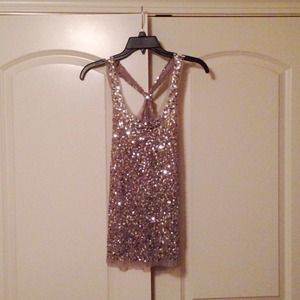 Sequin Studded Top