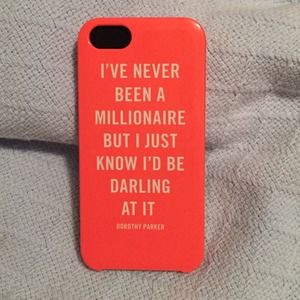 Orange iPhone 5 case Kate spade