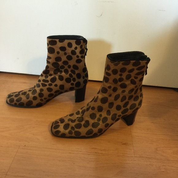Stuart Weitzman Animal Print Boots