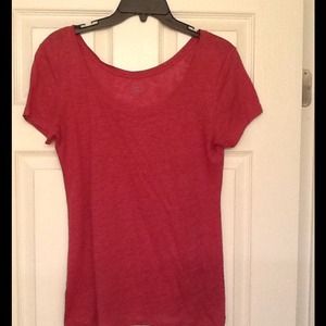 SOLD!!!!!LOFT short sleeve linen tee. Size small.
