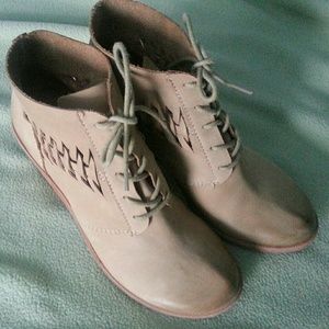 Modern Vintage soft chic leather ankle boots