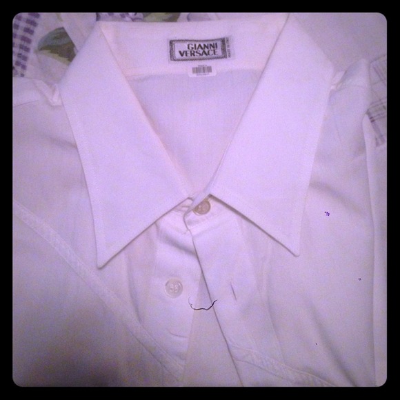 Versace short sleeve button down