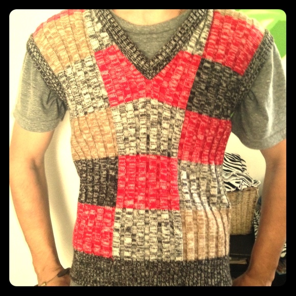 DOLCE&GABANA Men's Multi-Color wool Vest