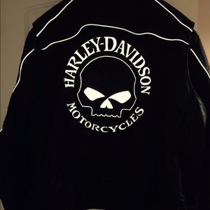 Men's Leather Harley Davidson Jacket