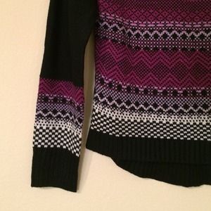 Mossimo Supply Co. Sweaters - NWOT Target Black/Purple Fair Isle Sweater Sz S Mossimo Supply Co. Sweaters - NWOT Target Black/Purple Fair Isle Sweater Sz S