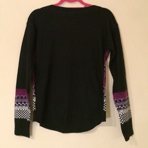 Mossimo Supply Co. Sweaters - NWOT Target Black/Purple Fair Isle Sweater Sz S Mossimo Supply Co. Sweaters - NWOT Target Black/Purple Fair Isle Sweater Sz S