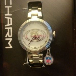 Brand new 49ers female watch with charm