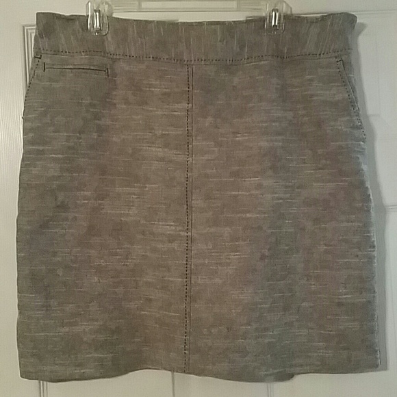 Merona brown flecked skirt