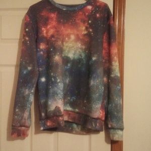 Mens Galaxy sweat shirt