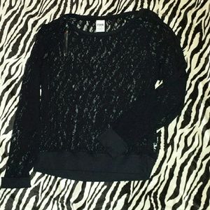 Victoria's secret PINK lace tee nwot