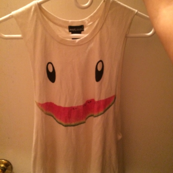 Wet Seal Watermelon Muscle Tee