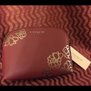 Coach makeup pouch