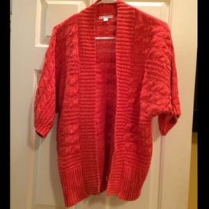 NY&Co. Orange Oversized Cardigan