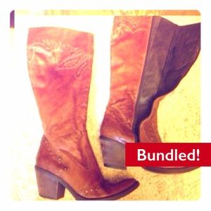 Amazing Leather Cowboy Riding Boots