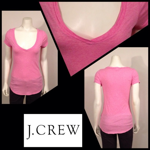 EUC J. Crew heathered Vintage v-neck tee S